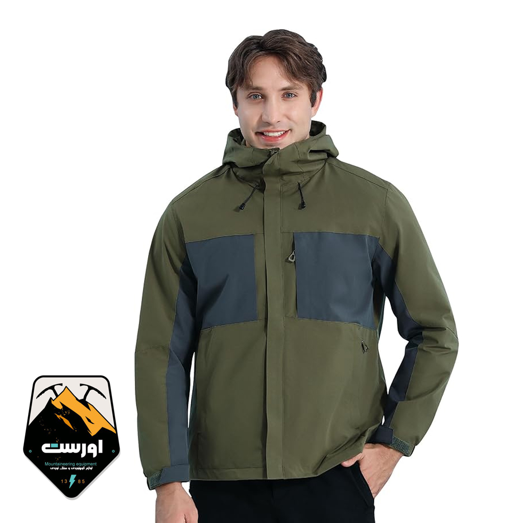 کاپشن دو پوش پلار مردانه اسنوهاک کد 68991