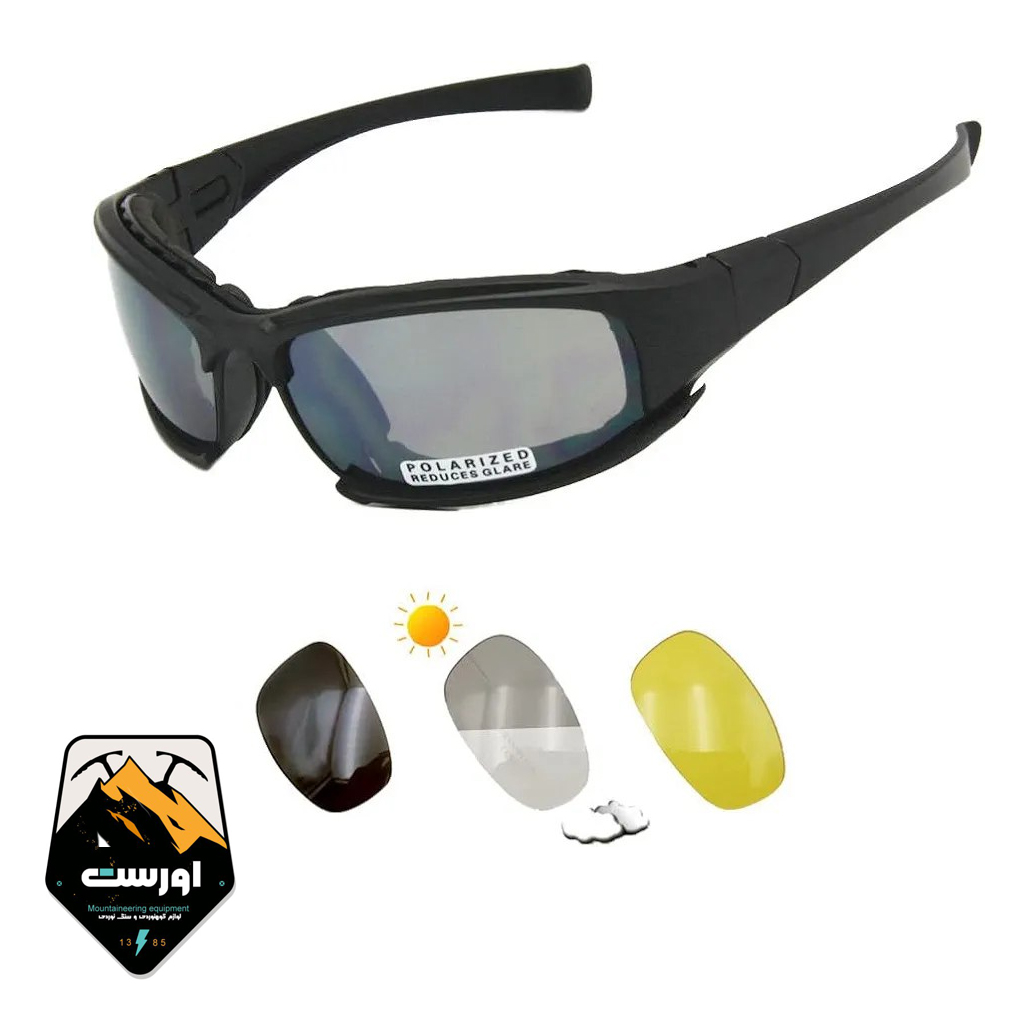 عینک آفتابی چند لنز دایزی مدل X7